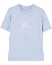 Burberry - Knight-Stamp Cotton T-Shirt - Lyst