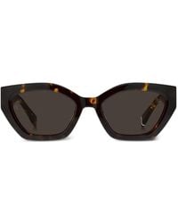 Tommy Hilfiger - Geometric-Frame Logo-Detail Sunglasses - Lyst