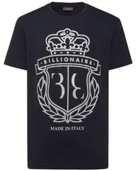 Billionaire - Crest Round-Neck T-Shirt - Lyst