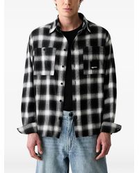 KARL LAGERFELD - Chemise Imprimée À Patch Logo - Lyst