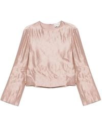 Loulou - Nino Round-Neck Blouse - Lyst