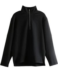 Rier - Half-Zip Wool Sweater - Lyst