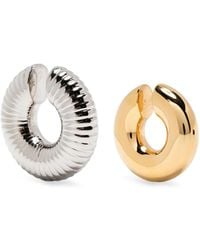 Rabanne - Set de tres pendientes earcuff con acabado pulido - Lyst