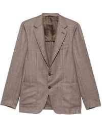 Canali - Herringbone Patch-Pocket Jacket - Lyst