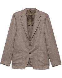 Canali - Chaqueta Con Bolsillo De Parche - Lyst
