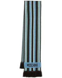 Moschino - ロゴ ストライプ スカーフ - Lyst