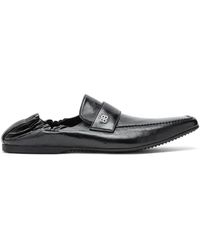 Balenciaga - Palermo Bb Logo-Plaque Loafers - Lyst