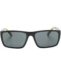 Scuderia Ferrari - Logo-Plaque Rectangle-Frame Sunglasses - Lyst