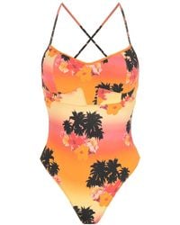 Amir Slama - Maillot De Bain À Imprimé Ilha De Hibiscus - Lyst