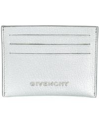 Givenchy - Tarjetero con logo metalizado - Lyst