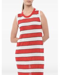 Woolrich - Striped Sleeveless Maxi Dress - Lyst