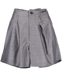 Kolor - Asymmetric-design Relaxed Shorts - Lyst