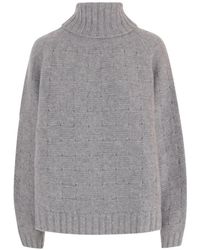Allude - Pull À Col Roulé - Lyst