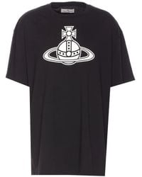 Vivienne Westwood - T-Shirt mit Paris Orb-Print - Lyst