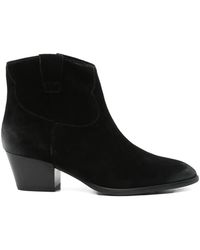 Ash - 50Mm Suede Ankle Boots - Lyst