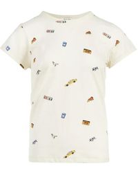 Rag & Bone - Nyc Patch-Print T-Shirt - Lyst