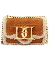 DSquared² - Quilted Suede Shoulder Bag - Lyst