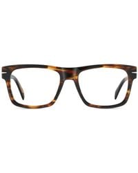 David Beckham - Brille Mit Eckigem Gestell - Lyst