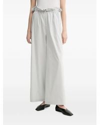 Isabelle Blanche - Drawstring Ruffled-Waist Trousers - Lyst