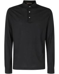 FILIPPO DE LAURENTIIS - Long-Sleeve Polo Shirt - Lyst