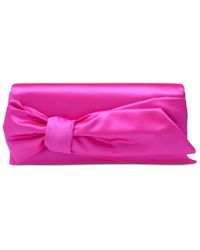 Carolina Herrera - Pochette Karlita En Satin - Lyst