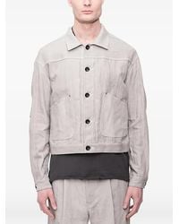The Viridi-anne - Ink-Dyed Shirt Jacket - Lyst