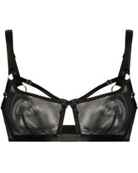 Bordelle - Bondage Belle Mesh Bra - Lyst