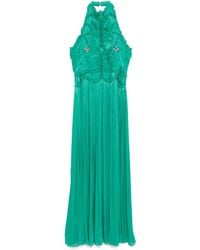 Costarellos - Lurex Georgette Maxi Dress - Lyst