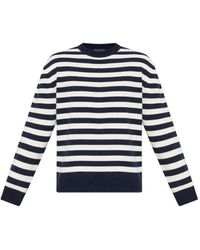 Paul & Shark - Striped Wool Sweater - Lyst