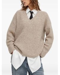 Gestuz - Pull En Maille À Col V - Lyst