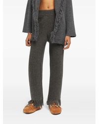Alanui - Fringed Knitted Trousers - Lyst