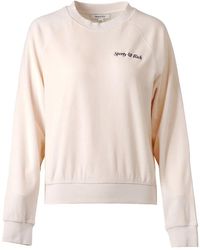 Sporty & Rich - Logo-Embroidered Cotton Sweatshirt - Lyst