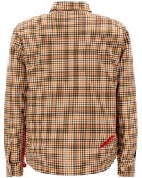 AFTER LABEL - Belluno Check-Pattern Flap-Pocket Jacket - Lyst