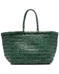 Dragon Diffusion - Triple Jump Small Woven Leather Tote - Lyst