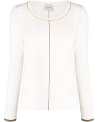 Paul Smith - Long-sleeve Knitted Top - Lyst