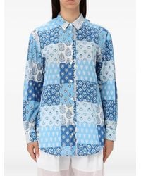 MC2 Saint Barth - Brigitte Patchwork Floral Shirt - Lyst