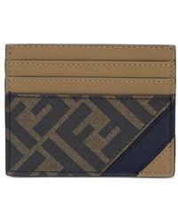 Fendi - Tarjetero con motivo FF - Lyst