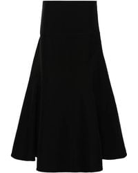 Jil Sander - Twill Cotton-Blend Skirt - Lyst