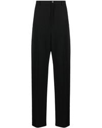 Balenciaga - Pantalones rectos de talle alto - Lyst