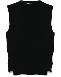 Victoria Beckham - Débardeur En Maille Nervurée - Lyst