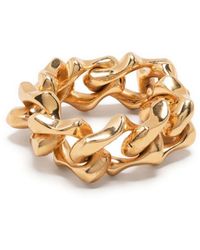 Emanuele Bicocchi - Soft Sharp Chain-link Embellished Ring - Lyst