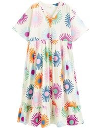 Chinti & Parker - Soleil Floral-print Dress - Lyst