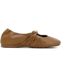Loewe - Pebble Leather Ballets - Lyst