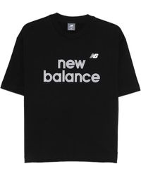New Balance - Logo-Print T-Shirt - Lyst
