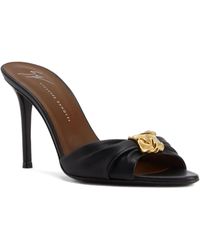 Giuseppe Zanotti - 90Mm Cherie Pleated Sandals - Lyst