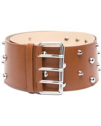 Blumarine - Spike Stud-embellished Leather Belt - Lyst