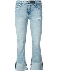 RTA Cropped Jeans Met Rechte Pijpen - Blauw