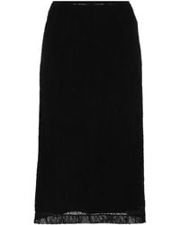 Fabiana Filippi - Lace Midi Skirt - Lyst