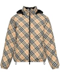 Burberry - Chaqueta Reversible Con Motivo Check - Lyst