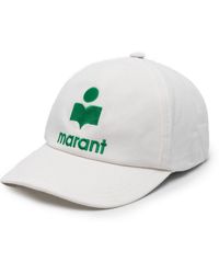 Isabel Marant - Logo-embroidered Cotton Cap - Lyst